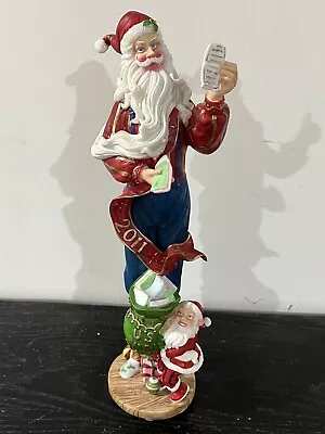 Lenox LETTERS TO SANTA 2011 Pencil Santa Christmas 13  Figurine - New With Box • $52.99