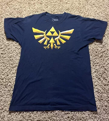 The Legend Of ZELDA T-SHIRTS Triforce Logo Video Game Tees Nintendo Med • $13