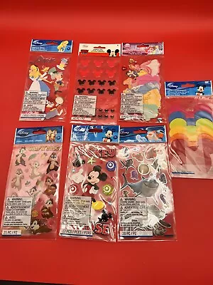 DISNEY Mickey Minnie Mouse Donald Duck Goofy Pluto Stickers  Lot Of 7 • $16.99