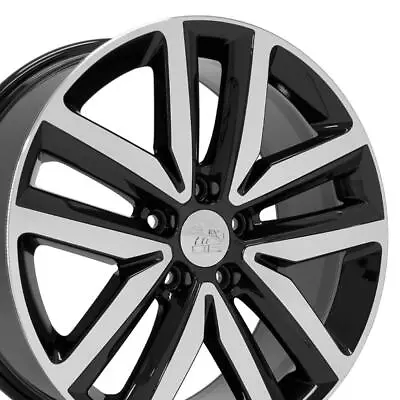 OEW 18  Wheel Rim Fits VW Volkswagen Jetta VW27 Black W/Mach'd Face 18x7.5 • $178