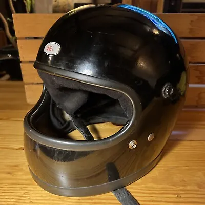 Vintage Bell Star II Motorcycle Helmet 7-3/8.   59 Centimeters. • $119.99