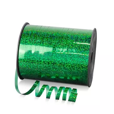 500 Yards Glitter Curling Ribbon 1/5  Shiny Metallic Green Ribbon For Gift Wr... • $16.20