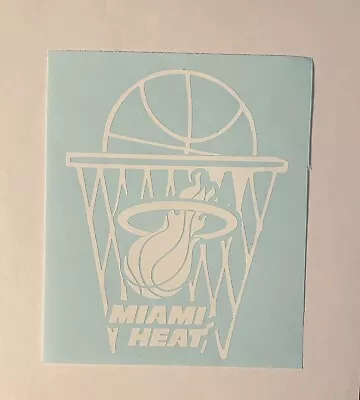 Miami Heat Basketball￼Vinyl Decal For Window/ Handmade • $6