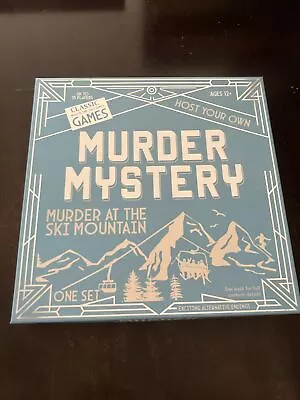 Host Your Own Murder Mystery Game Set-AT SKI MOUNTAIN Ages 12+ • $5