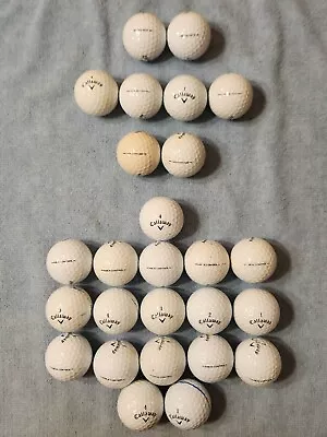 26 Callaway 'Hex Control' 'Hex Bite' 'Hex Black' 'Hex Chrome' Used Golf Balls  • $19