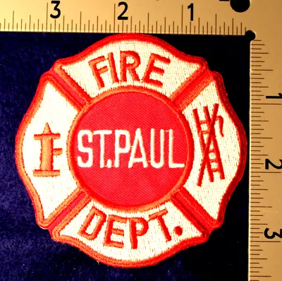 BURNSVILLE HERO FUNDRAISER - St. Paul Minnesota Fire Shoulder Patch • $3