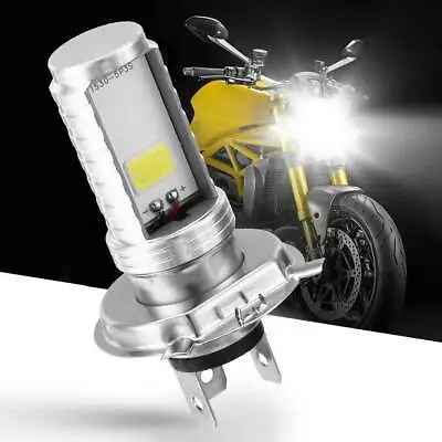 For Motorcycle H4 6500K LED Hi/Lo Beam Front Light Bulb Super Bright Headlight • $7.59