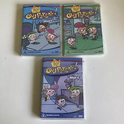 £21.41 • Buy Fairly Odd Parents DVD Lot - Wish 1, 2 & 6 - Brand New Sealed Bundle - Region 4
