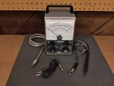 Vintage Heathkit VTNM IM-11 Vacuum Tube Volt Meter With Leads. Tested For Power. • $60