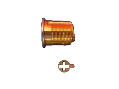 Kwikset KW1 Keyway 1.25  Diameter Mortise Lock Cylinder Dull Chrome  NEW • $10.50