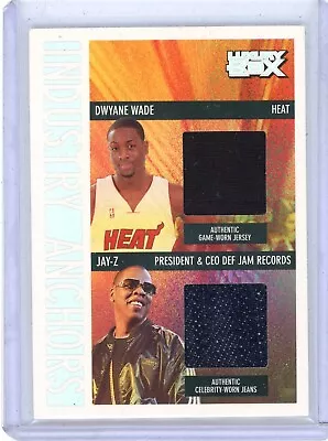 Jay-z/dwyane Wade 2005-06 Topps Luxury Box #iadr Double Worn Jersey/jeans 92/99 • $99.99