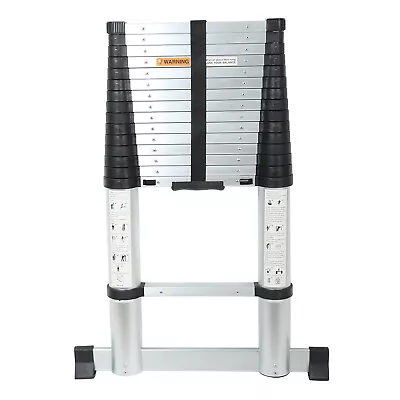 Aluminum 15.5FT 4.7M Folding Telescopic Extension Ladder Step Multi-Use Non-Slip • $94.98