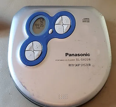 Panasonic SL-SX228 Anti Skip Portable CD Player Walkman  • £11.99