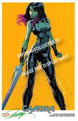 J SCOTT CAMPBELL GUARDIANS OF GALAXY GAMORA SDCC 2017 ART PRINT - SIGNED 11 X17  • $49.99