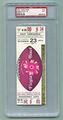 $194.95 • Buy 1972 Fiesta Bowl Full Ticket Arizona State V Missouri Tigers PSA *5283