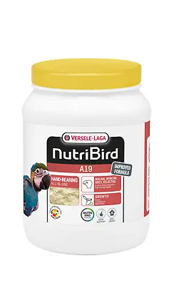 Versele Laga Nutribird A19 800g Hand Rearing Macaws African Greys Parrots Etc • £18.95