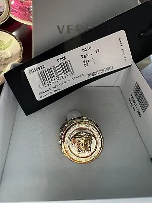 Versace Crystal Medusa Signet Ring • $193.73