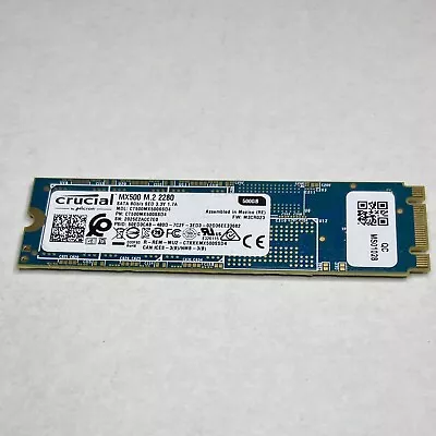 Crucial CT500MX500SSD4 MX500 M.2 2280 500GB SOLID STATE DRIVE • $42.90