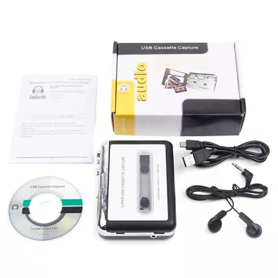 £16.79 • Buy USB Tape To PC Cassette To MP3 Converter Capture Adapter Audio Music Player -