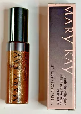 Mary Kay Nourishine Lip Gloss Beach Bronze 0.27 Fl Oz New Discontinued • $10.16