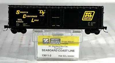 Micro-trains Line Z Scale 50' Standard Box Car Seaboard Coast Line 13611-2 • $22.95