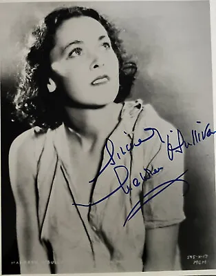 Maureen O’Sullivan Stunning Vintage Signed Autograph JSA COA 8x10 Jane Tarzan • $199.99