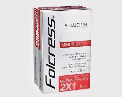 2X Folcress Hair Loss Treatment 60 Ml Anti Caida De Cabello 120 Ml Total • $56.80