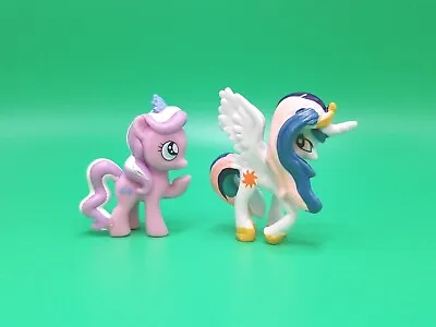 My Little Pony Diamond Dazzle Tiara & Princess Celestia Toy Mini Figure Lot MLP • $6.99