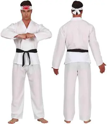 Men's Karate Suit Fancy Dress Costume Size Large • £20.99