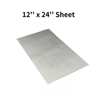 12'' X 24'' Embossed Heat Shield Exhaust Stainless Steel 304 1800F Continuous • $22.22