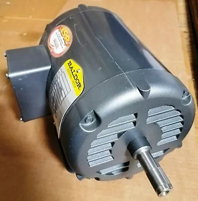 New Baldor 2 Hp 3 Phase Motor / 35b11-485   575 Volt 3450 Rpm  5/8  Dia Shaft • $274