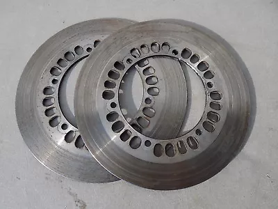 84 Yamaha Virago XV 700 Pair Of Good Front Brake Rotors 4.71mm+ ~FastFreeShip~ • $24.95