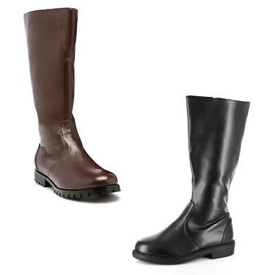 Ellie 1031 1  Heel Pirate Knee High Round Toe Adult Men Shoes Boots 125/MATEY • $40.41