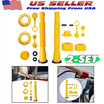 2 SETS Replacement Gas Can Spout FIT Blitz Midwest  Scepter Briggs & Stratton US • $8.25