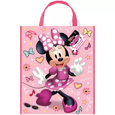 Disney Iconic Minnie Mouse Party Gift Tote Bag 13  X 11  - Shopping Party Treat • £6.99