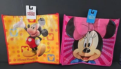 Legacy Partners Mickey & Minnie Eco Friendly Reusable Tote Bags Large Disney • $20