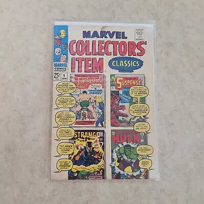 Vintage Marvel Comics MARVEL COLLECTORS' ITEM CLASSICS Comic June 1967 Issue #9 • $5