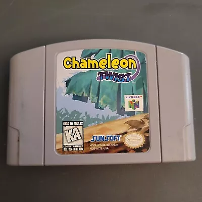 Chameleon Twist 1 | 1997 | Nintendo 64 N64 Authentic Original Cartridge Tested • $47.49