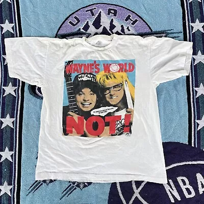 Vintage 90s Wayne's World 1992 Movie Promo SNL Stanley Desantis T Shirt XL  • $150