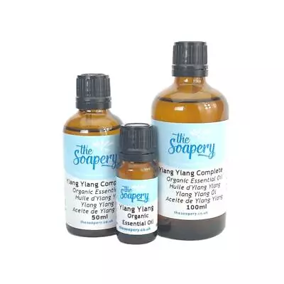 Ylang Ylang Complete Essential Oil Organic 10ml-100ml Pure Natural Aromatherapy • £7.99