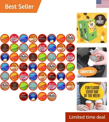 Diverse Coffee Pods Variety Pack Sampler - K Cup Brewers - 52 Count Decaf • $53.99