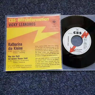 7  Single Vinyl Vicky Leandros - Katharina Die Kleine PROMO • $22.99
