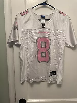 Seattle Seahawks Woman’s Matt Hasselbeck Pink On White Jersey M • $12.99