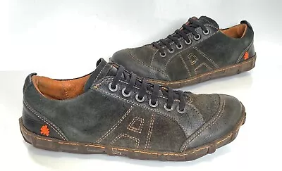 £41 • Buy Ladies The ART Company Black Suede Leather Lace-up Trainers/Shoes Size UK 6