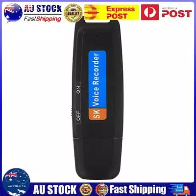SK001 Portable U Disk TF Card USB Digital Audio Voice Recorder Pen (Black) • $10.67