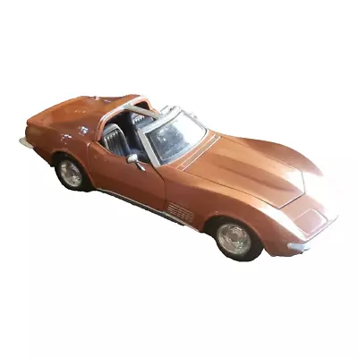 Maisto Chevrolet Corvette C3 1970 Copper Diecast Model Car 31202 1/24 Scale • $23.99