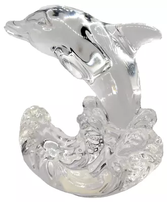 Princess House Dolphin 24% Lead Crystal Figurine Made In Germany Vintage • $12.60