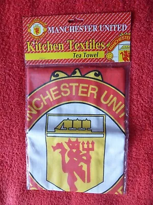 New Sealed Official Manchester United Football Club Kitchen Tea Towel • £5