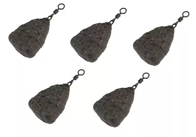 Fox Edges Flat Pear NEW Carp Fishing Flat Leads *All Weights* Packs Of 3 And 5 • £8.75