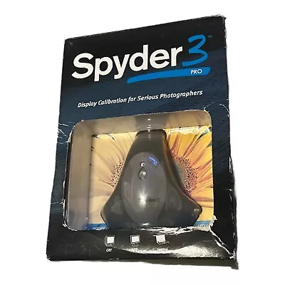 Datacolor Spyder 3 Pro Computer Monitor Display Calibration For Photography • $18.99